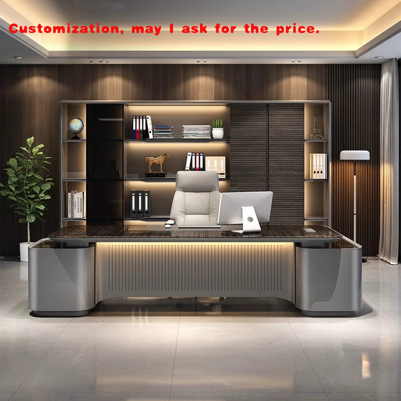 Office Furniture Custom - Özel Tasarım Lüks Lake Kaplama Yönetici