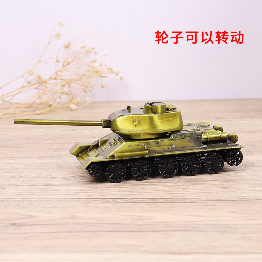 Office X Furniture - Çinko Alaşım Tank Modeli Vintage Askeri