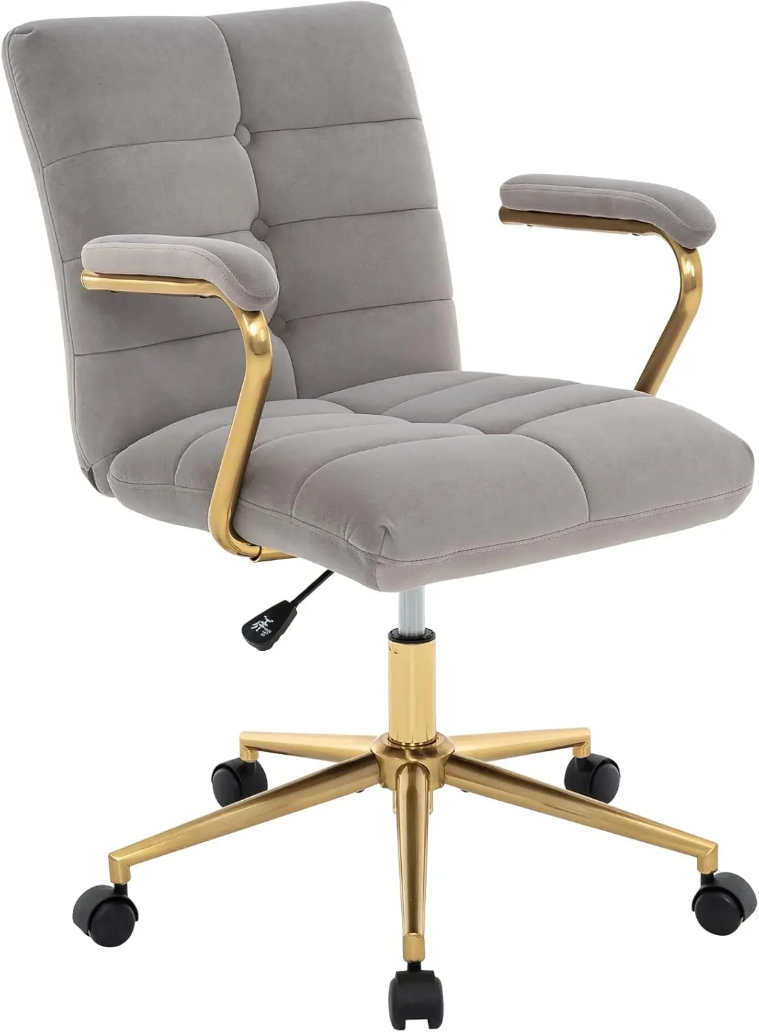 Task Chair Mid Back - Kadife Ev Ofis Çalışma Koltuğu, Tekerlekli