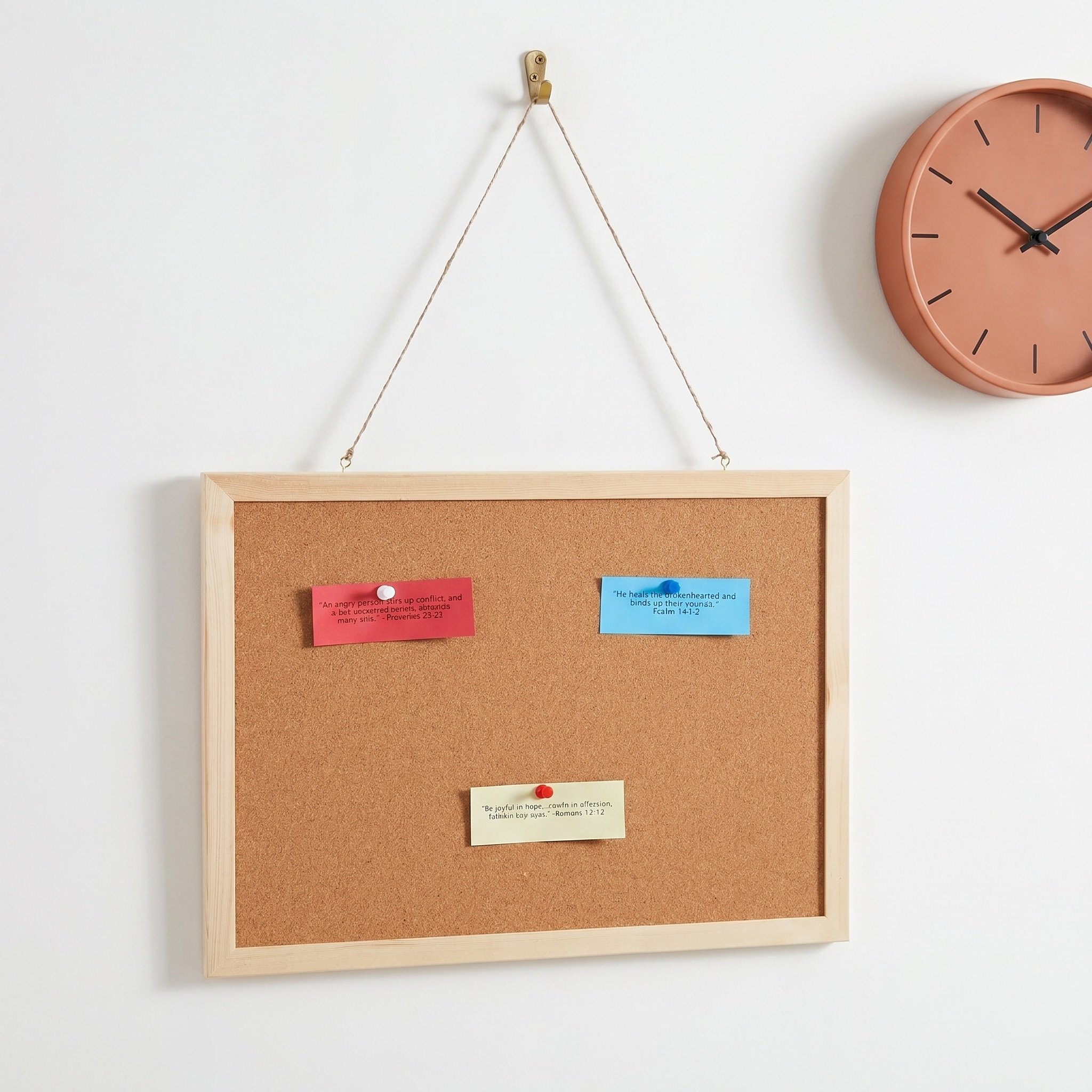 1 Set Küçük Ahşap Mantar Pano  - Bulletin Board Cork incelemesi ve fiyatı