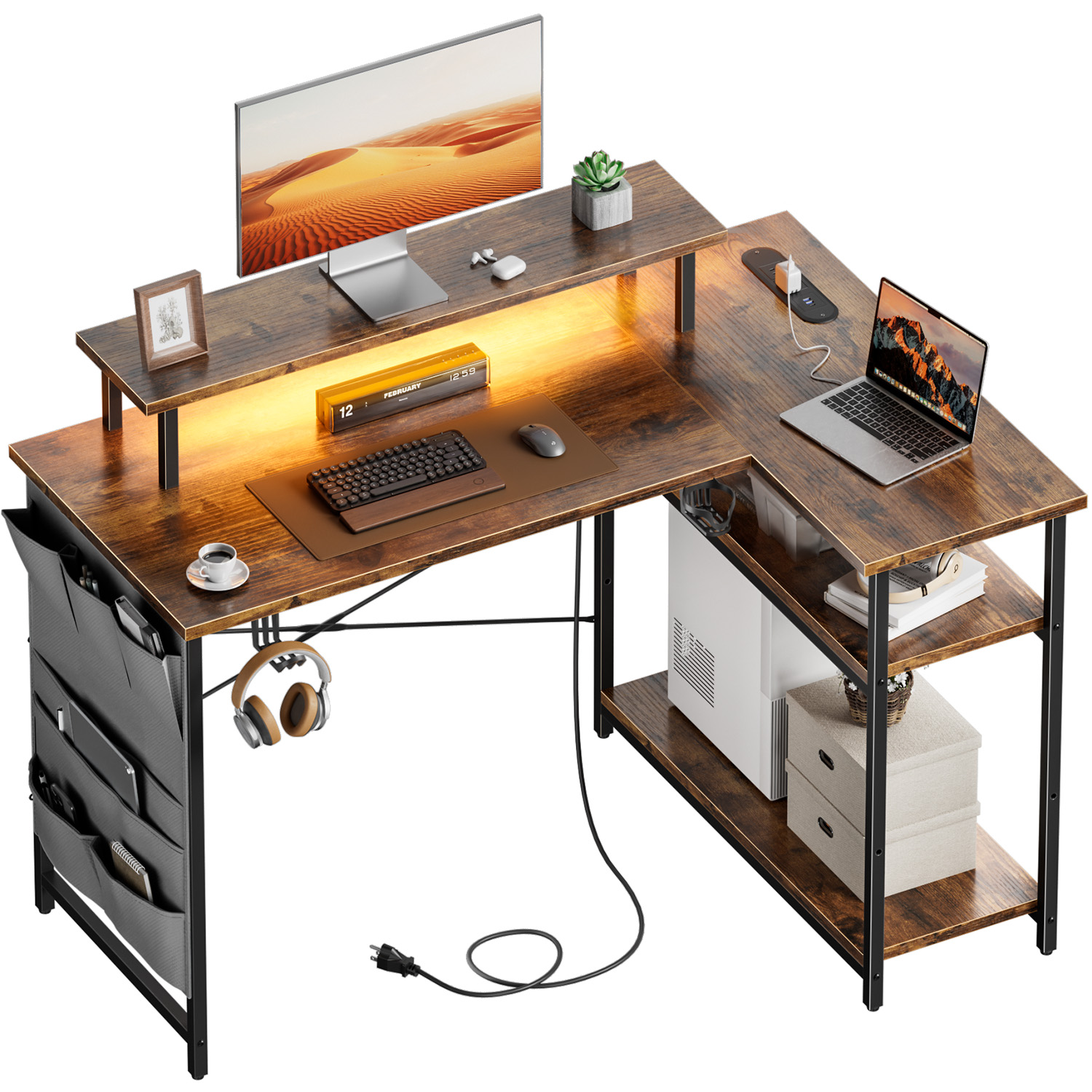 L Şeklinde Bilgisayar Masası,  - Office X Furniture incelemesi ve fiyatı