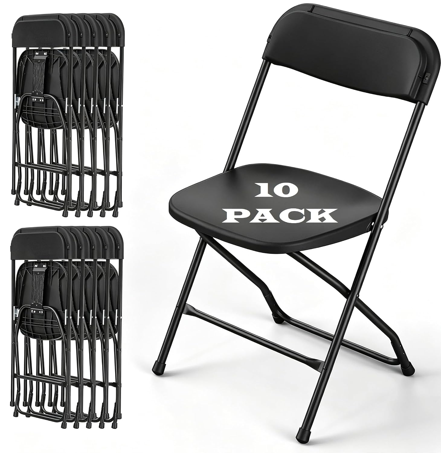 Siyah Katlanır Sandalye Metal  - Office Furniture Custom incelemesi ve fiyatı