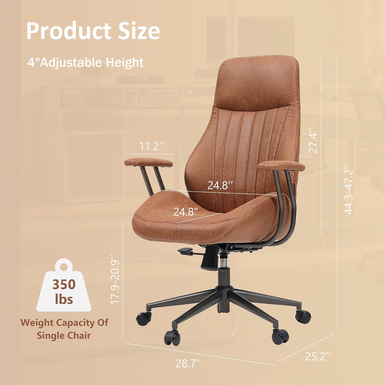 Yüksek Sırtlı Ev Ofis Koltuğu, - Task Chair Mid Back incelemesi ve fiyatı