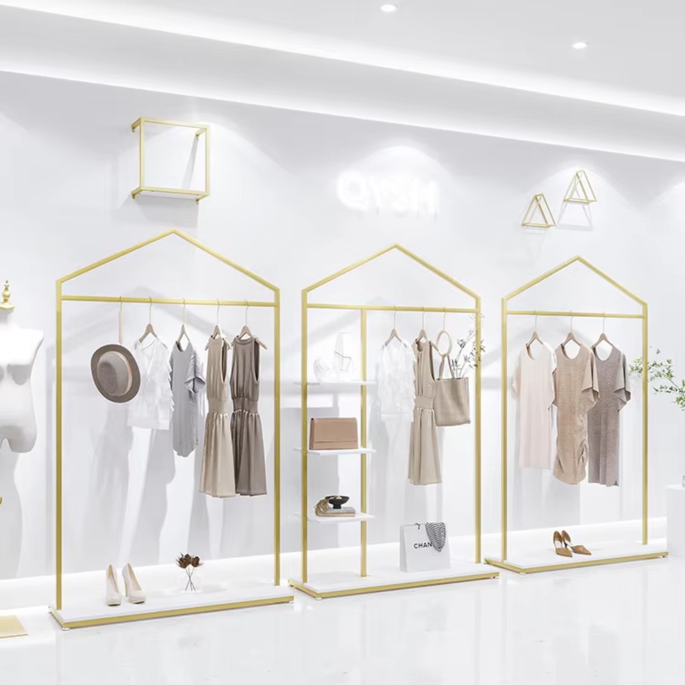 Parlak Altın Paslanmaz Çelik G - Coat Rack Standing incelemesi ve fiyatı
