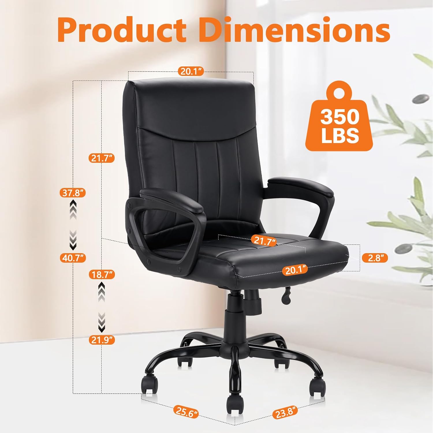 Deri Ofis Koltuğu Ergonomik Or - Task Chair Mid Back incelemesi ve fiyatı
