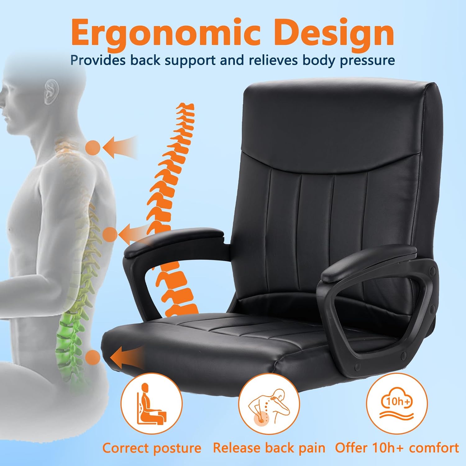 Deri Ofis Koltuğu Ergonomik Or - Task Chair Mid Back incelemesi ve fiyatı